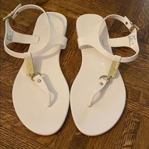 Coach t-strap jelly sandals size 8B